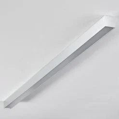 Plafonnier Dubuisson LED Aluminium, 1 lumière, Télécommandes