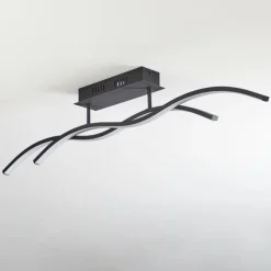 Plafonnier Eaglesham LED Noir, 1 lumière