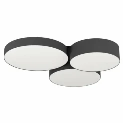 Plafonnier Eglo BARBANO-Z LED Noir, 3 lumières
