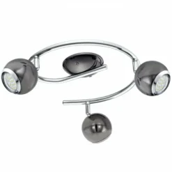 Plafonnier Eglo BIMEDA Nickel mat, 3 lumières