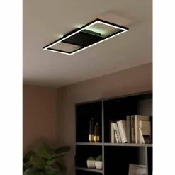 Plafonnier Eglo CALAGRANO-Z LED Noir, 1 lumière, Changeur de couleurs