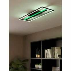 Plafonnier Eglo CALAGRANO-Z LED Noir, 1 lumière, Changeur de couleurs