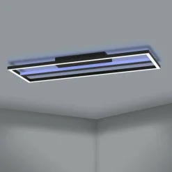 Plafonnier Eglo CALAGRANO-Z LED Noir, 1 lumière, Changeur de couleurs