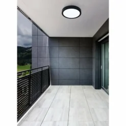 Plafonnier Eglo CALAGRANO-Z LED Noir, 1 lumière, Changeur de couleurs