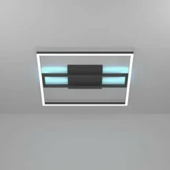 Plafonnier Eglo CALAGRANO-Z LED Noir, 1 lumière, Changeur de couleurs