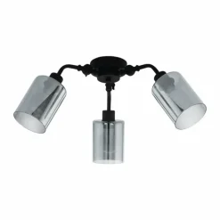 Plafonnier Eglo FORESTBURG Noir, 3 lumières