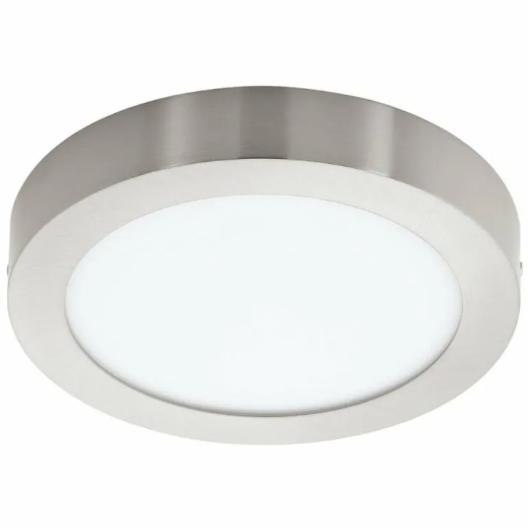 Plafonnier Eglo FUEVA LED Nickel mat, 1 lumière