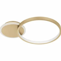 Plafonnier Eglo GAFARES LED Or, Blanc, 1 lumière
