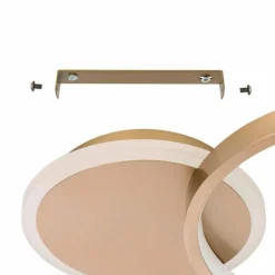 Plafonnier Eglo GAFARES LED Or, Blanc, 1 lumière