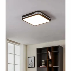 Plafonnier Eglo GENOVESE-Z LED Noir, 1 lumière
