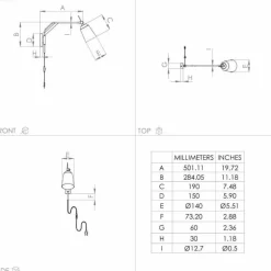Plafonnier Eglo LORETO Noir, Blanc, 1 lumière