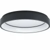Plafonnier Eglo MARGHERA-Z LED Noir, 4 lumières, Changeur de couleurs