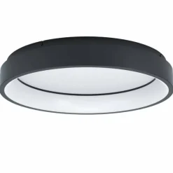 Plafonnier Eglo MARGHERA-Z LED Noir, 4 lumières, Changeur de couleurs