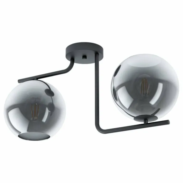 Plafonnier EGLO MAROJALES Noir, 2 lumières