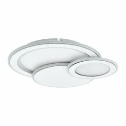 Plafonnier Eglo MENTALURGIA LED Chrome, Blanc, 1 lumière