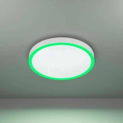 Plafonnier Eglo MONTEMORELOS-Z LED Blanc, 1 lumière, Changeur de couleurs