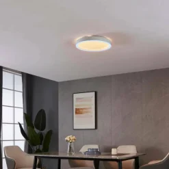 Plafonnier Eglo MONTEMORELOS-Z LED Blanc, 1 lumière, Changeur de couleurs