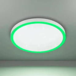 Plafonnier Eglo MONTEMORELOS-Z LED Blanc, 1 lumière, Changeur de couleurs