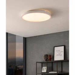 Plafonnier Eglo MONTEMORELOS-Z LED Blanc, 1 lumière, Changeur de couleurs