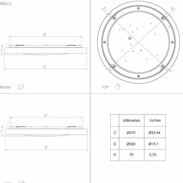 Plafonnier Eglo MONTEMORELOS-Z LED Noir, 1 lumière, Changeur de couleurs