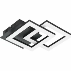 Plafonnier Eglo PARANDAY-Z LED Noir, 1 lumière