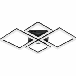 Plafonnier Eglo PARANDAY-Z LED Noir, 1 lumière