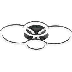 Plafonnier Eglo PARRAPOS-Z LED Noir, 1 lumière