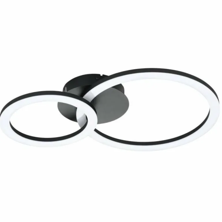 Plafonnier Eglo PARRAPOS-Z LED Noir, 1 lumière