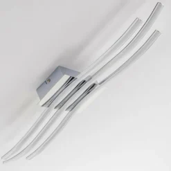 Plafonnier Eglo Roncade LED Chrome, 3 lumières