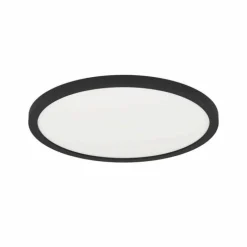 Plafonnier Eglo ROVITO-Z LED Noir, 1 lumière, Changeur de couleurs