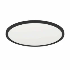 Plafonnier Eglo ROVITO-Z LED Noir, 1 lumière, Changeur de couleurs