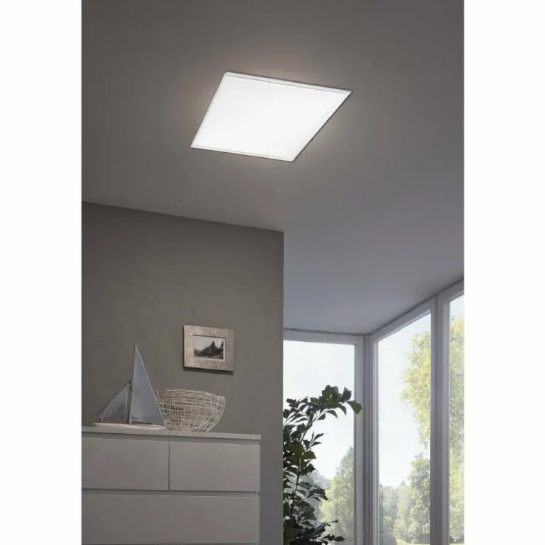 Plafonnier Eglo SALOBRENA-C LED Blanc, 1 lumière, Télécommandes, Changeur de couleurs