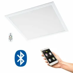 Plafonnier Eglo SALOBRENA-C LED Blanc, 1 lumière, Télécommandes