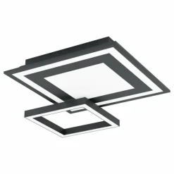 Plafonnier Eglo SAVATARILA LED Noir, 1 lumière, Changeur de couleurs