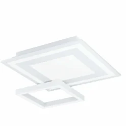 Plafonnier Eglo SAVATARILA-Z LED Blanc, 8 lumières, Changeur de couleurs