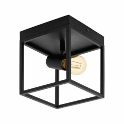 Plafonnier EGLO SILENTINA Noir, 1 lumière
