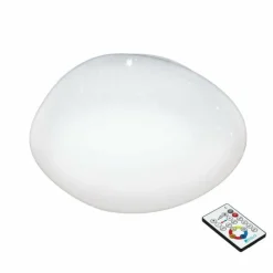 Plafonnier Eglo SILERAS-Z LED Blanc, 3 lumières, Changeur de couleurs