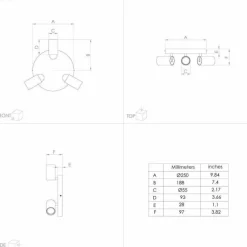 Plafonnier Eglo TELIMBELA-Z LED Noir, 3 lumières, Changeur de couleurs
