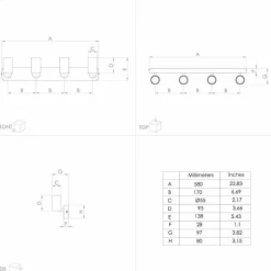 Plafonnier Eglo TELIMBELA-Z LED Noir, 4 lumières, Changeur de couleurs