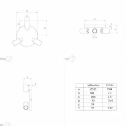 Plafonnier Eglo TELIMBELA-Z LED Blanc, 3 lumières, Changeur de couleurs