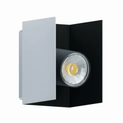 Plafonnier Eglo VISERBA Aluminium, Noir, 1 lumière