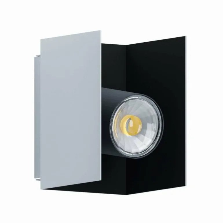 Plafonnier Eglo VISERBA Aluminium, Noir, 1 lumière