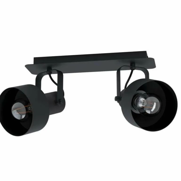 Plafonnier Eglo-Leuchten CASIBARE Noir, 2 lumières