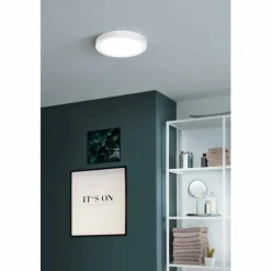 Plafonnier Eglo-Leuchten FUEVA-Z LED Blanc, 1 lumière