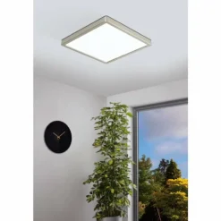 Plafonnier Eglo-Leuchten FUEVA-Z LED Nickel mat, 1 lumière