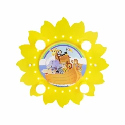 Plafonnier Elobra ARCHE Jaune, 4 lumières