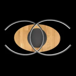 Plafonnier Elobra Argentina LED Écru, Noir, 2 lumières