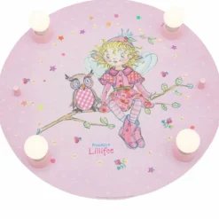 Plafonnier Elobra EULE Rose, 4 lumières