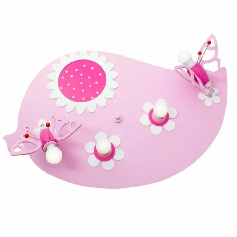 Plafonnier Elobra FALTER Rose, 4 lumières