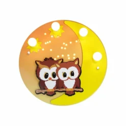 Plafonnier Elobra HORST Crème, 4 lumières